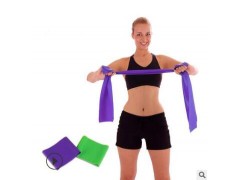 厂家直销乳胶TPE拉力片加长2米舞蹈瑜伽弹力带拉力带健身阻力带图2