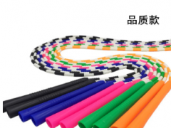 厂家直销 耐用软竹节跳绳 儿童小学生幼儿园成人可调珠节跳绳批发图2