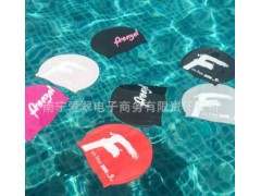 法兰左硅胶泳帽女自由潜系列舒适防水护耳成人专业泳帽子游泳帽男图2