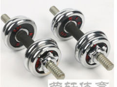 厂家现货批发定做健身器材可调节哑铃包胶哑铃电镀哑铃健身图3