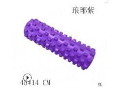 瑜伽柱EVA空心泡沫轴45cm 加长肌肉放松按摩滚轴瑜伽滚筒厂家直销图3