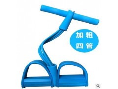 脚蹬拉力器仰卧起坐卷腹健身辅助器材瑜伽用品家用瘦腰脚踏弹力绳图3