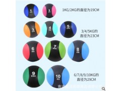 健身球药球MedicineBall腰腹部恢复训练弹力球平衡力量练习重力球图3