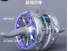 施耐德健腹轮男士卷腹家用静音健身器材自动回弹腹肌训练器滚腹轮图3