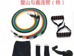 厂家直销拉力绳11件套 脚蹬拉力器 瑜伽健身 8字拉力绳套装拉力带图3