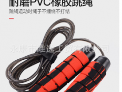 厂家直销成人健身跳绳 负重钢丝跳绳 学生中考训练运动竞速考试绳图2