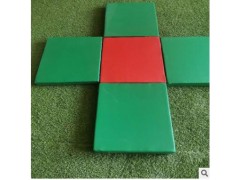 厂家直销帆布牛津布pu十字跳垫 三折体操垫舞蹈垫瑜伽折叠垫图3