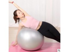 厂家直销防爆PVC瑜伽球 麦管球 普拉提球平衡健身球图3