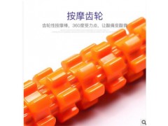 齿轮按摩棒私教筋膜滚轴塑料滚轮棒轴健身瑜伽深层肌肉放松按摩图2