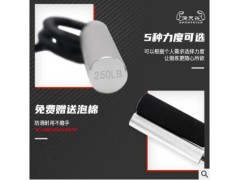 铝柄合金金属握力器 不锈手柄铝制重型力量型A字力量健身赠手柄套图3