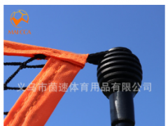 批发足球训练双面反弹网 高低双面回弹球门传球射门 足球辅助用具图3