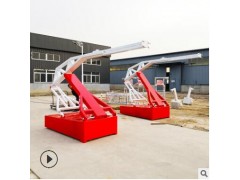 遥控液压升降篮球架体育场馆电动行走篮球框架室内比赛篮球架图3