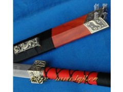 汉剑（红木普及版）/龙泉宝剑/龙泉剑/镇宅宝剑 不开刃 未开刃图3