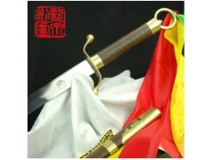 杨氏太极刀 不锈钢 实木鞘 龙泉刀剑 武术用品 武术刀 未开刃图1