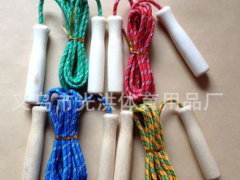厂家直销木质跳绳 可调节中考跳绳 运动健身比赛用绳 木头短跳绳图2