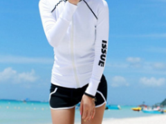 潜水服女男长袖短裤浮潜游泳防紫外线防水母速干图2