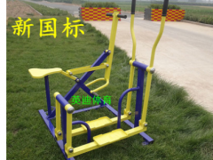 户外健身器材家用健身路径两联平步机双人漫步机图3