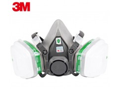 3M6200配6004CN防护面具防甲胺氨气防尘防毒面具面罩呼吸头罩图3