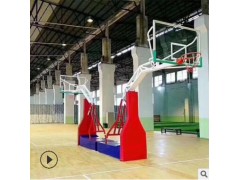 液压篮球架 现货供应学校体育场用比赛标准篮球架 手动液压篮球架图3