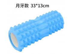 瑜伽柱33*13cm月牙款泡沫轴 肌肉放松瑜伽棒环保健身按摩棒批发图3