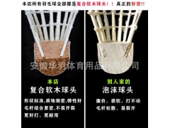 徽羽正品羽毛球105耐打稳定室内外防风专业比赛训练12只装鹅毛球图2