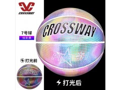 厂家直销克洛斯威夜光反光7号PU篮球 跨境专供体育用品定制代发图2