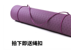 tpe双色瑜伽垫 微瑕疵瑜珈垫6mm加宽健身垫批发 瑜伽垫定制LOGO图3