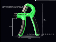 工厂直销可调节握力器 亚马逊热销 A型橡胶圈柄手力器手指腕力器图3