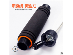 中考跳绳 运动健身器材用品 比赛专用 黑色钢丝 花样高速轴承跳绳图3