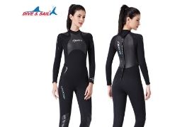 2020新款1.5mm潜水服男连体保暖冲浪服防晒女长袖浮潜水母游泳衣图2