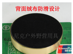 批发 J57精美车载指南/指北针 绒布底防滑户外金属指南针图2