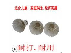 室外室内泡沫软头无标羽毛球鹅毛耐打王打不烂练习球12只装训练球图3