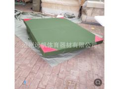 体操垫 舞蹈垫 儿童瑜伽练功垫子 单折 双折 三折海绵帆布跳高垫图3