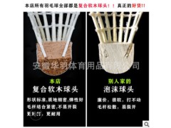厂家直销徽羽练习球12只装稳定耐打防风室外专业比赛训练羽毛球图3