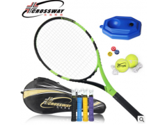 厂家直销克洛斯威网球拍 超轻全碳素训练一体拍体育运动用品定制