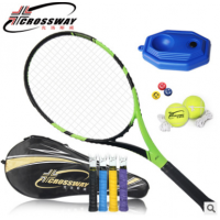 厂家直销克洛斯威网球拍 超轻全碳素训练一体拍体育运动用品定制