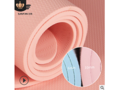 厂家直销定制瑜伽垫防滑印花舞蹈yoga mat加厚健身TPE加宽瑜珈垫图2