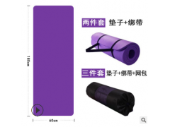 瑜伽垫NBR环保防滑跳舞健身瑜珈地垫子加厚定制LOGO印刷厂家批发图2