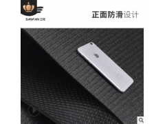 厂家直销 高密度pvc瑜伽垫防滑瑜珈垫健身地垫优质耐用铺馆黑垫子图3