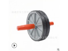 家用健腹轮健身滚轮 锻炼腹部肌肉双轮健腹轮健身运动腹肌轮批发图2