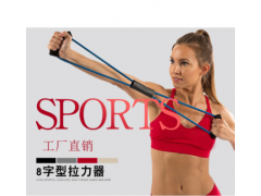 八字拉力器腿部力量锻炼女士瑜伽多功能TPR拉力绳图3