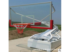 厂家直销移动可升降手动液压篮球架标准青少年投篮训练室内篮球筐图2