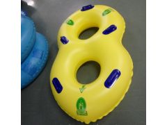 工厂订做pvc tpu产品 充气滑水圈单双人划水板乐园冲浪圈游泳玩具