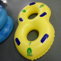 工厂订做pvc tpu产品 充气滑水圈单双人划水板乐园冲浪圈游泳玩具