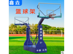 可移动燕式篮球架定制标准成人比赛用平箱双向单臂户外运动篮球架