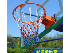 批发学校地埋圆管篮球架 室外 固定式单臂篮球架 成人单柱蓝球架图3