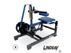 商用方管免维护运动器械 健身房力量器械坐式提小腿训练器