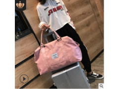干湿分离旅行包包女 韩版时尚单肩大容量行李包袋 短途旅行手提包图2