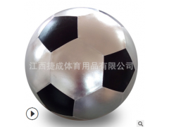 布球 烫金布足球体育运动用品 PVC内胆彩色球运动训练节日球图2