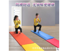 PU防水折叠瑜伽垫热销体操舞蹈练功垫健身折叠运动海绵垫仰卧起坐图2